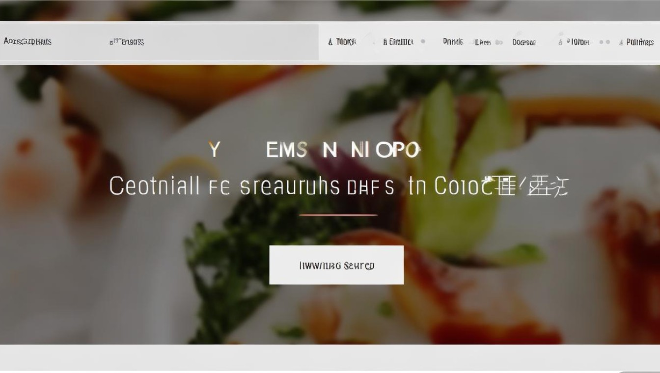 大气餐饮网站源码下载